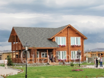 La casa prefabbricata di Glulam