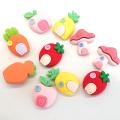 Cartoon Fruit Huis Hars Plaksteen Cabochons Kawaii Paddestoel Appel Aardbei Wortel Huis Plakstenen Scrapbooking Craft Supply