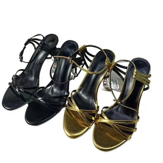 2024 Summer Collection: Famous ZA High Heel Sandals - Handmade Designer Women's Shoes with Ankle Strap for Women, Available in Large Size 42