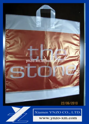 Plastic Material and Flexiloop Handle Sealing & Handle printed poly bags