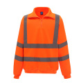 ANSI Classe 3 Hi-Vis Réflexion 1/4 Zip Sweatshirt