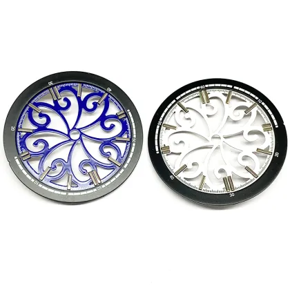 Lucky clouds Skeleton watch dial with applied index