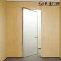 우아한 단일 패널 젖빛 유리 문