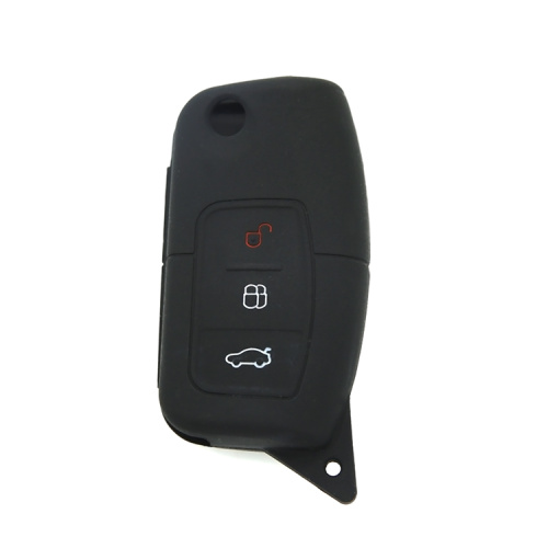 Colorful car key fob silicon holder for Ford