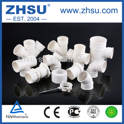 ZHSU factory upvc pipe fitting/colored pvc pipe