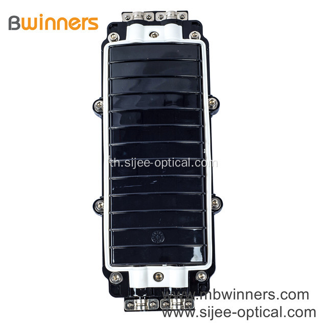 2 In 2 Out 96 Core FTTH ประเภท Inline แนวนอนประกบกันใยแก้วนำแสงปิดกล่องสิ่งที่แนบมา