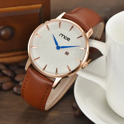 chinese brands oem leather mens wrist watch