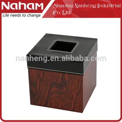 Office Wine Wooden Paper Decorative Unique Pen Holder With Divider