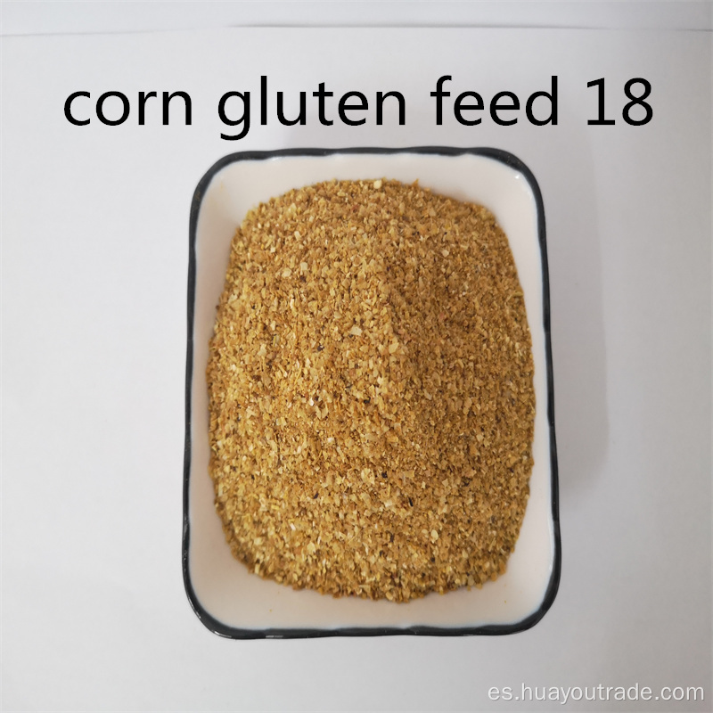 Alimentación de gluten de maíz alimento animal