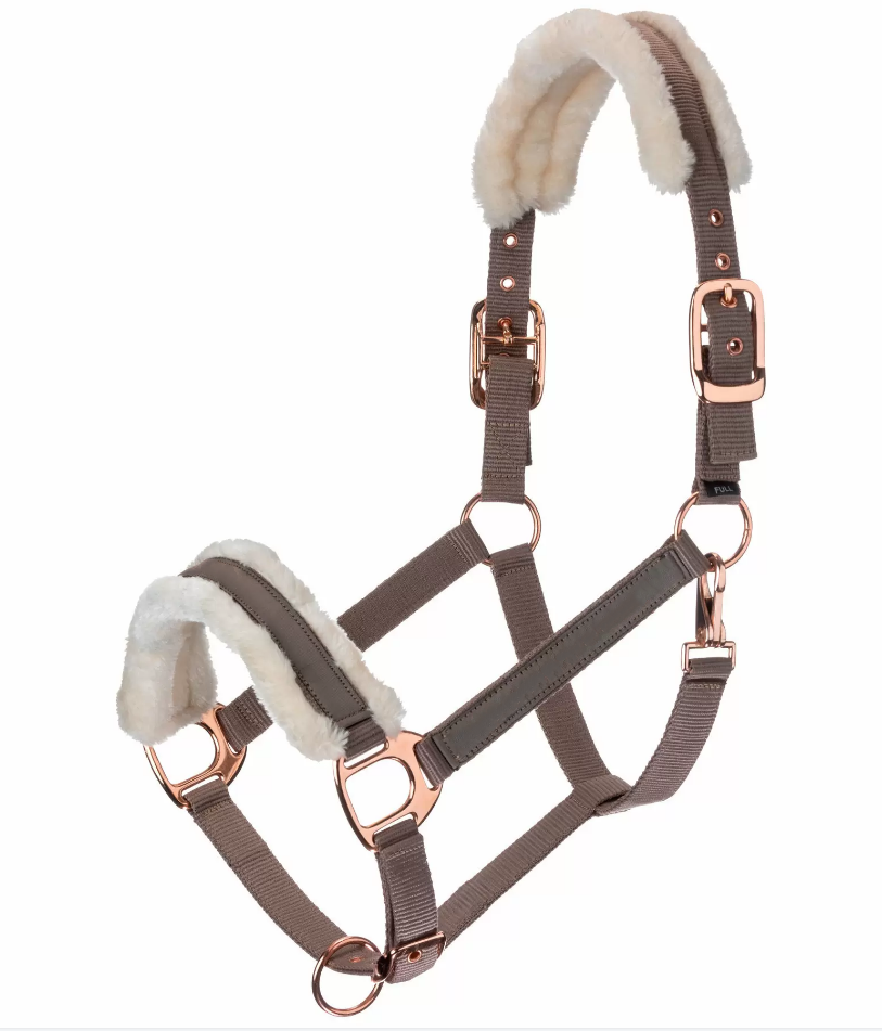 Soft Padded Adjustable Fluffy Head Collar Horse Halter