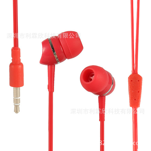 Grosir mp3 Earphone klasik musik in-ear yang berwarna-warni