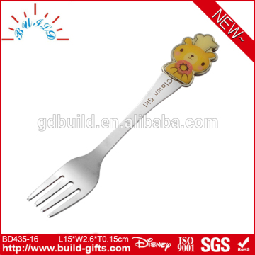 realistic style baby plate spoon