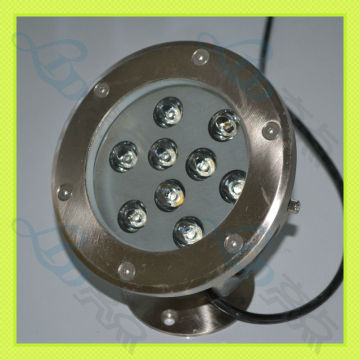 New fashion 9W 24V round IP68 underwater boat led lights