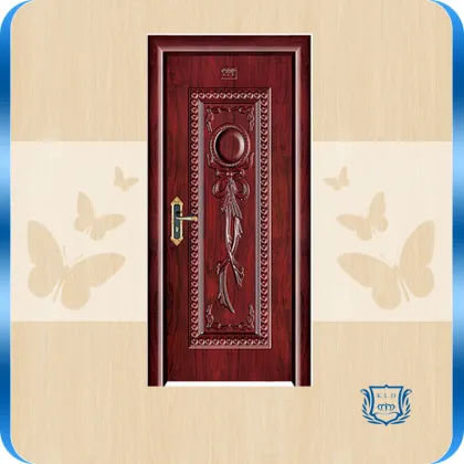 K-6707 Factory Gold Supplier Popular Italian Steel Wood Inteiror Doors Steel Security Door Steel door