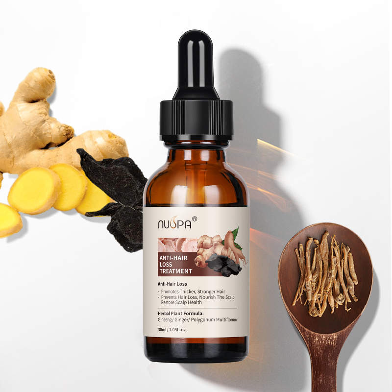 NUSPA Hair Care Product Anti Loss Regrowth Scalp Treatment Oil Biotin Ginger Hair Growth Serum