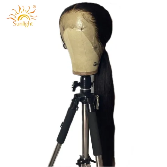 Sunlight Straight Hair Peruvian Human 10a Raw 36 38 42 Inch Brazilian Afro Indian Vendors Virgin Unprocessed Lace Wigs