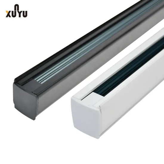 2022 New LED Track Lighting System - 1m to 2m Black/White 4-Wire Commercial Spot Light Rail