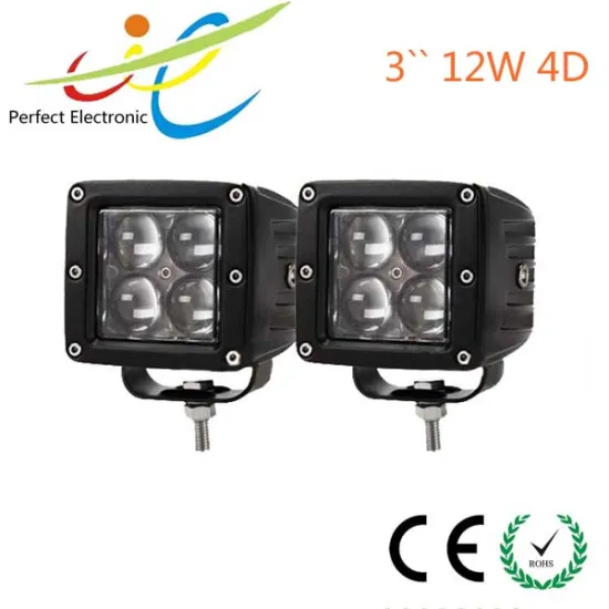 3inch 4D 12W Cree cube light