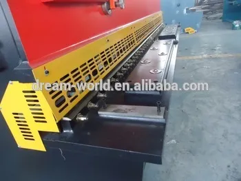 Hydraulic Swing Beam shearing machine , sheet metal cutting machinery tool