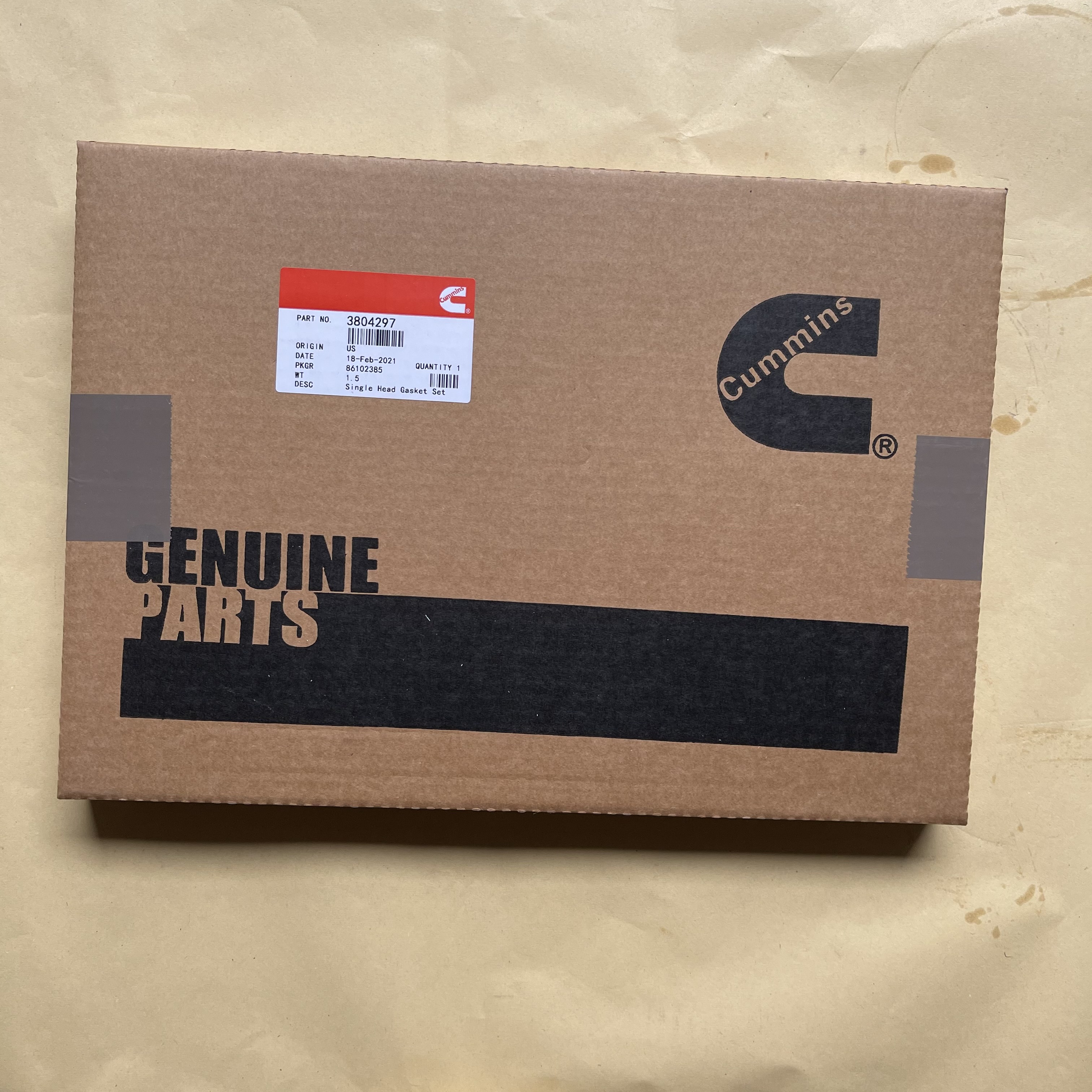 Cunmmins KTA50 K50 cylinder head gasket kits 3804297 Manufacturer and ...