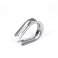 Stainless steel wire rope heart ring