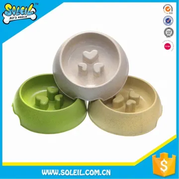 Custom Design PP Plastic Slow Pet Bowl Travel