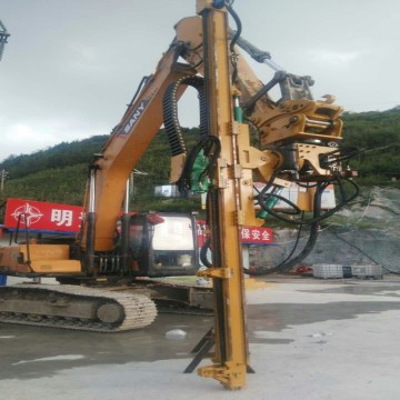 Hard Rock Tunnel Drilling Equipment from Excavator