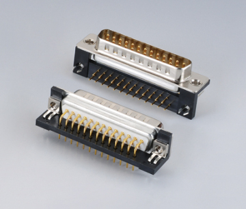DB 25Pin D-Sub Male 90 Dip connector