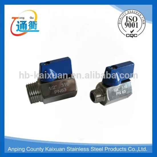 made in china casting mini stainless steel ball valve dn15