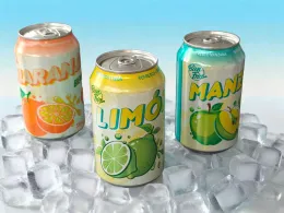 Refresco Bien Fria Manzana,Naranja,Limon