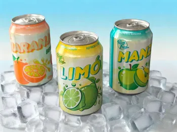 Refresco Bien Fria Manzana,Naranja,Limon,Melocoton