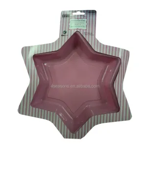Factory-Price Wholesale Silicone Star Cake Mold: High-Quality Food Grade with Cute Design
