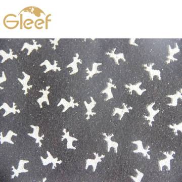 Skriv ut glitter 100% polyesterfilt material