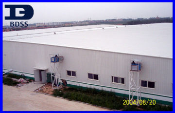 Custom Corrugated Long Span Steel Structures Galvanized Q345