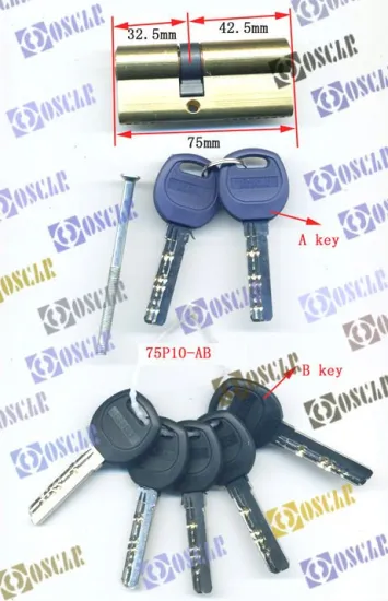 double lock cylinder 75p10--AB