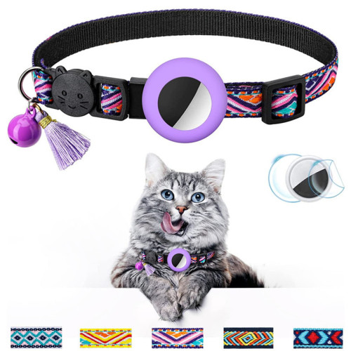 Nylon Lanyards Custom Personalized Tribal Breakaway Gps Cat Collar with Bell Factory