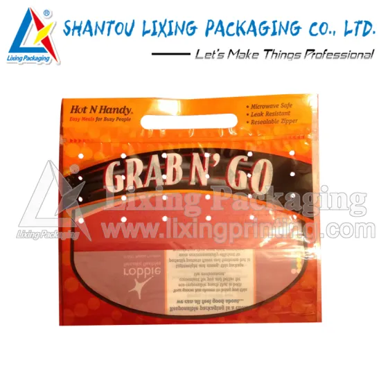 LIXING PACKAGING roast chicken hot food packaging plastic