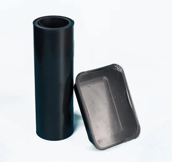 Black PS film for food trays