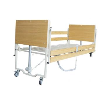 Electric Foldable Medical Aged Care Wooden Bed