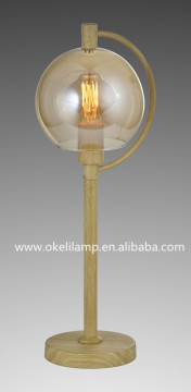 Hot sale bedroom metak+glass 18w new design desk lamp