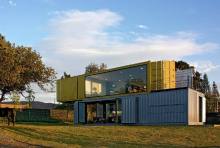 shipping living container house