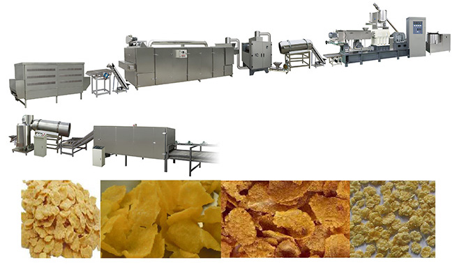 Breakfast Cereal Corn Flakes Machine