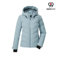 Chaqueta aislante de esquí acolchada para mujer con estilo