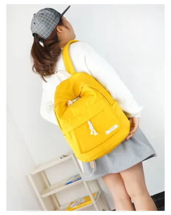 Customize the simple double shoulder bag computer backpack