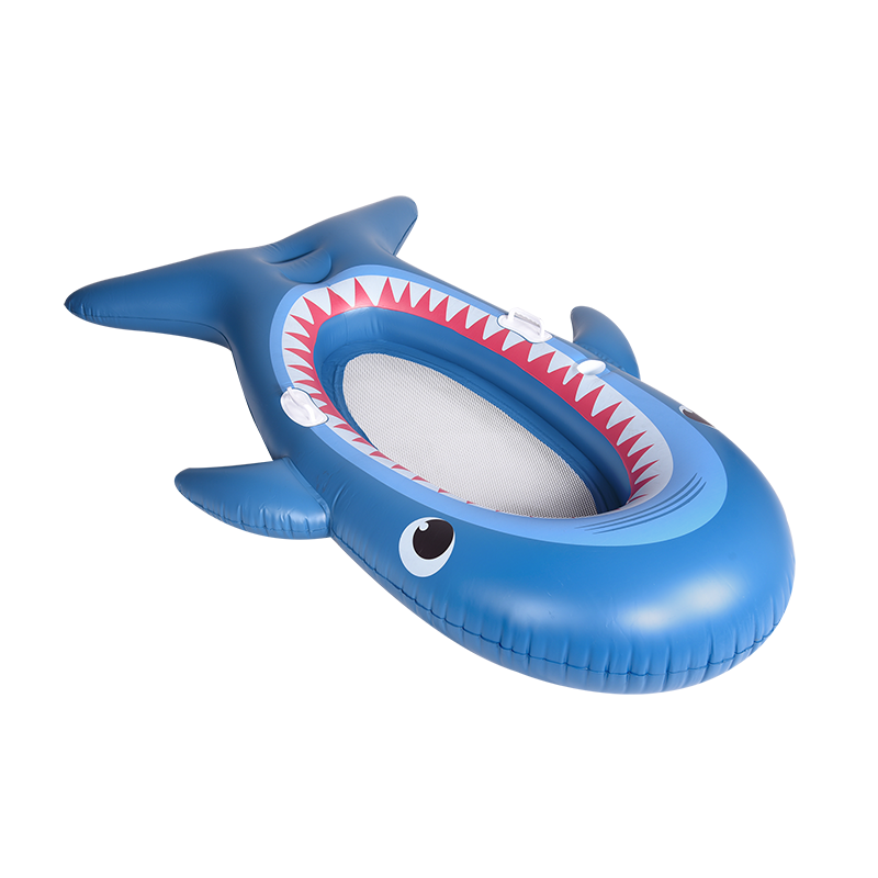  Custom new PVC Inflatable shark beach lake floats