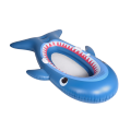 Novos flutuadores de lago de tubarão inflável personalizado de PVC