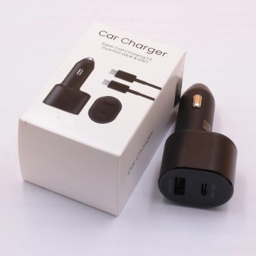 45W USB C PD Car Charger for Samsung S21/S21+/S21 Ultra/S20/S20+