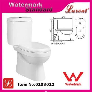 Commode ceramic siphonic single flush Toilet