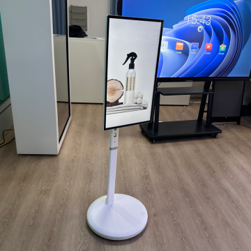 TV LCD móvil interior rotativa para ejercicios en el hogar