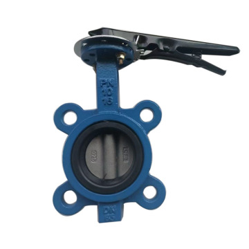 PN10 PN16 Cast Iron Wafer Butterfly Valve